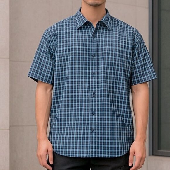 Forefront Men’s Checked Button UP Shirt Size XL - Picture 1 of 7